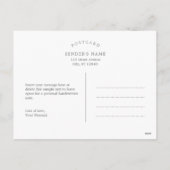 Boo-Healy Life Halloweenフォトポストカード シーズンポストカード (裏面)