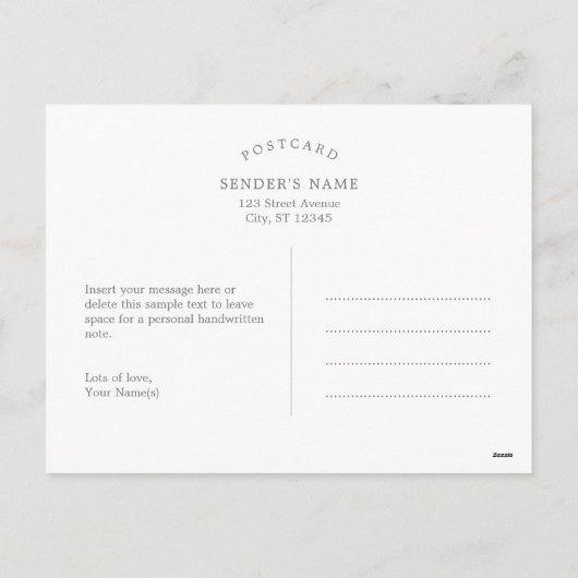 Boo-Healy Life Halloweenフォトポストカード シーズンポストカード (裏面)