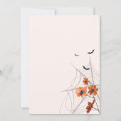 Boo I'm 30 Halloween Spooky Floral Ghost Birthday 招待状 (裏面)