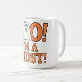 BOO! I'm a ghost コーヒーマグカップ (正面右)