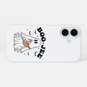 BOO-JEE おばけのハロウィン かわいい スマホケース iPhone 16ケース (裏面横)