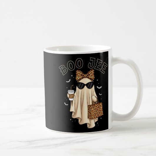 Boo Jee Boujee Ghost Halloween October Vibes Soky  コーヒーマグカップ (右)