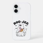 BOO-JEE Ghost Halloween Cute Phone Case iPhone 16ケース (裏面)