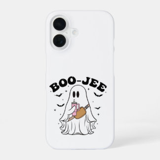 BOO-JEE Ghost Halloween Cute Phone Case iPhone 16ケース