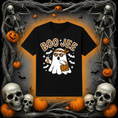 Boo-Jee Ghost | Trendy Leopard Print Halloween Tシャツ