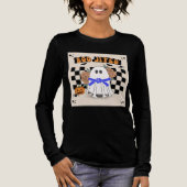 Boo Jitsu Checkerboard Halloween  トライブレンドＴシャツ (正面)