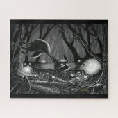 Boo Kitty Chases a Fairy Jigsaw Puzzle ジグソーパズル (横)