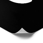 Boo-leanコンピおもしろいュータ幽霊Boolean Pun Dark BG ポスター (角)