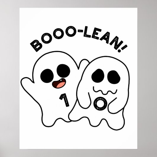 Boo-leanコンピューおもしろいタ幽霊ブール演算 ポスター (正面)