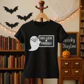 BOO‑LIEVE in Yourself Teacher Halloween Ghost Tシャツ