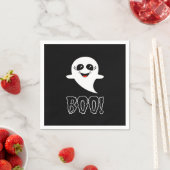 Boo Little Halloween Classic Design スタンダードカクテルナプキン (インサイチュ)