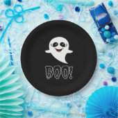 Boo Little Halloween Classic Design ペーパープレート (パーティー)