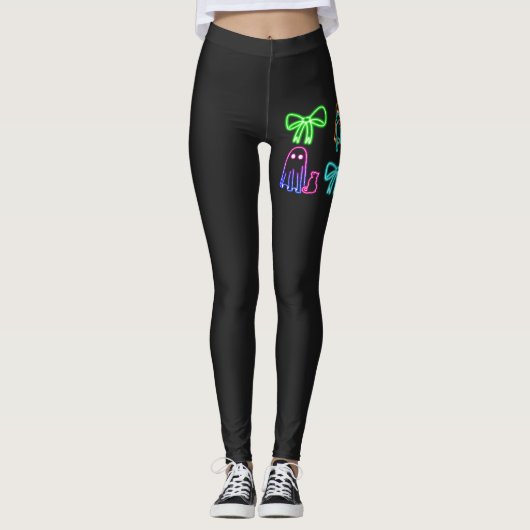 Boo! loves her cat レギンス (正面)