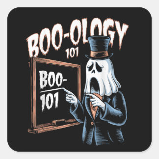 Boo-Ology 101,ハッピーハローウィン スクエアシール