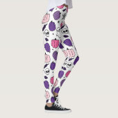 Boo Pumpkin Skull White Leggings  レギンス (右)