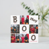 Boo Pumpkins不気味 Halloweenファミリー5写真 シーズンカード (スタンド正面)