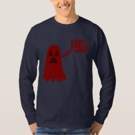 Boo-Red Long Sleeve T-Shirt Tシャツ