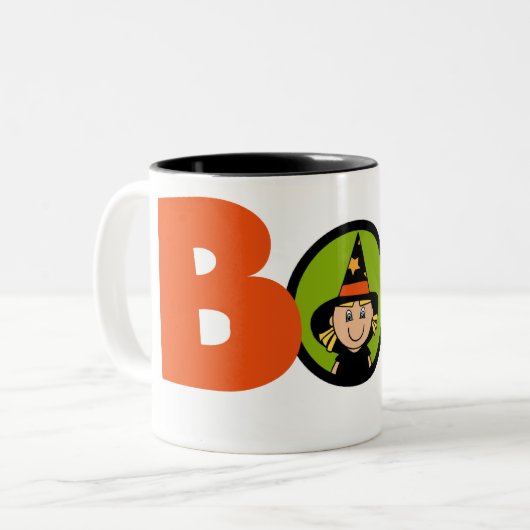 BOO Tシャツとギフト ツートーンマグカップ (正面左)