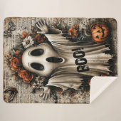 BOO-tanical Bloom: The Ghost Who Cried Autumn シェルパブランケット (正面(横))