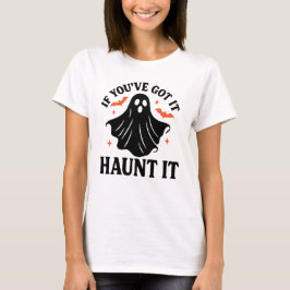 Boo-tiful and Booked, Halloween Ghost, Bats, Stars Tシャツ