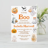 Boo-tiful Baby on the Way – Halloween Baby Shower  招待状 (スタンド正面)