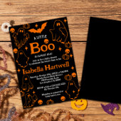 Boo-tiful Baby on the Way – Halloween Baby Shower  招待状