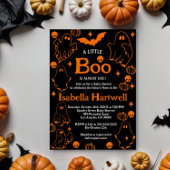 Boo-tiful Baby on the Way – Halloween Baby Shower  招待状