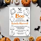 Boo-tiful Baby on the Way – Halloween Baby Shower  招待状