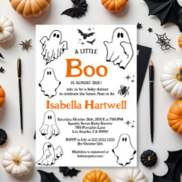 Boo-tiful Baby on the Way – Halloween Baby Shower  招待状