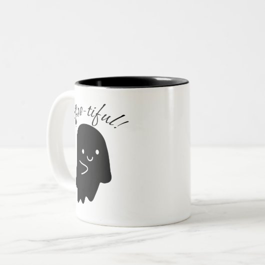Boo-tiful Ghost Mug ツートーンマグカップ (正面左)