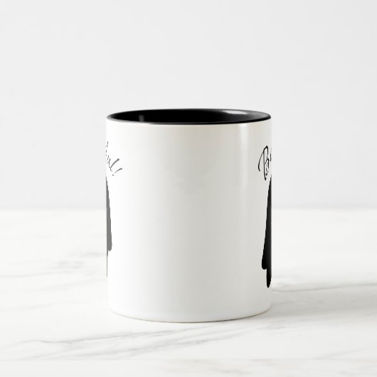 Boo-tiful Ghost Mug ツートーンマグカップ (中央)