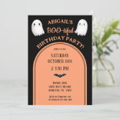 BOO-tiful Halloween Girl's Birthday Invitation 招待状 (スタンド正面)