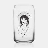 Boo! Tiful Night witch Halloween ガラス缶 (正面)