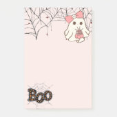 Boo-tiful Notes — Sweet & Spooky Ghost Notepad ポストイット (正面)