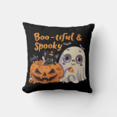 Boo-tiful & Spooky | ExDesigner | ハロウィン クッション (正面)