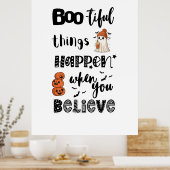 Boo-tiful things happen when you Believe ポスター (キッチン)
