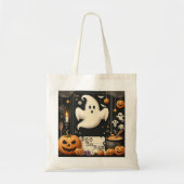 Boo to You Fall Pumpkin Jack Crew Spooky Halloween トートバッグ (正面)