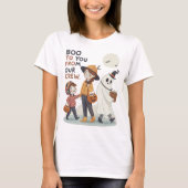 Boo To You From Our Crew Cute Kids Halloween Tシャツ (正面)