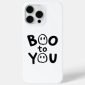 Boo to You Ghost Phone Case Case-Mate iPhoneケース (裏面)