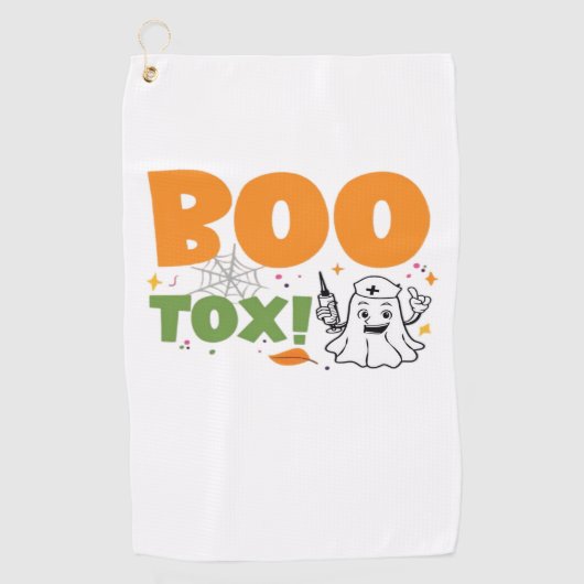 BOO ToxナースインジェクターフィラーBotox Dysportディーラー ゴルフタオル (正面)