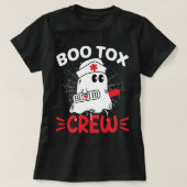 BOO-Toxフィラーボトックスジスポーツエステティックナース Tシャツ (デザイン正面)