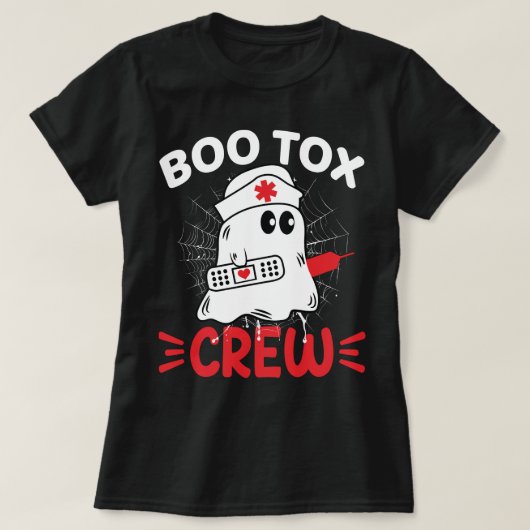 BOO-Toxフィラーボトックスジスポーツエステティックナース Tシャツ (デザイン正面)
