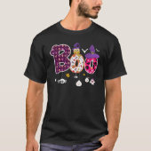 Boo With Spiders And Witch Hat Halloween 1 Tシャツ (正面)