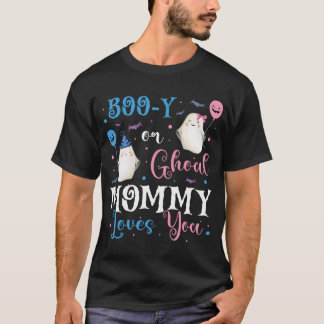 Boo-YまたはGhoul Mommyあなたを愛するベビーBooハロウィーン Tシャツ