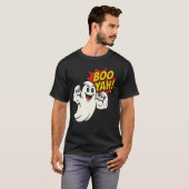 Boo Yah Ghost Flex - Halloween Tシャツ (正面フル)