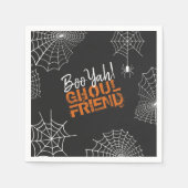 Boo Yah Ghoul Friend Halloween ID684 スタンダードカクテルナプキン (正面)