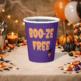 Boo‑ze Free | ハロウィンのお酒なしパーティー 紙コップ