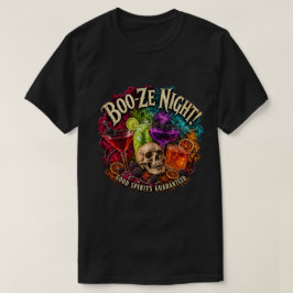 Boo Ze Night グッドスピリッツ ハロウィン 大人用 Tシャツ