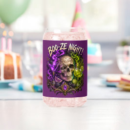 Boo Ze Night ゴシック スカル カクテルグラス ガラス缶