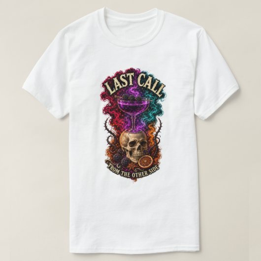 Boo Ze Night Good Spirits 大人のハロウィン Tシャツ (デザイン正面)